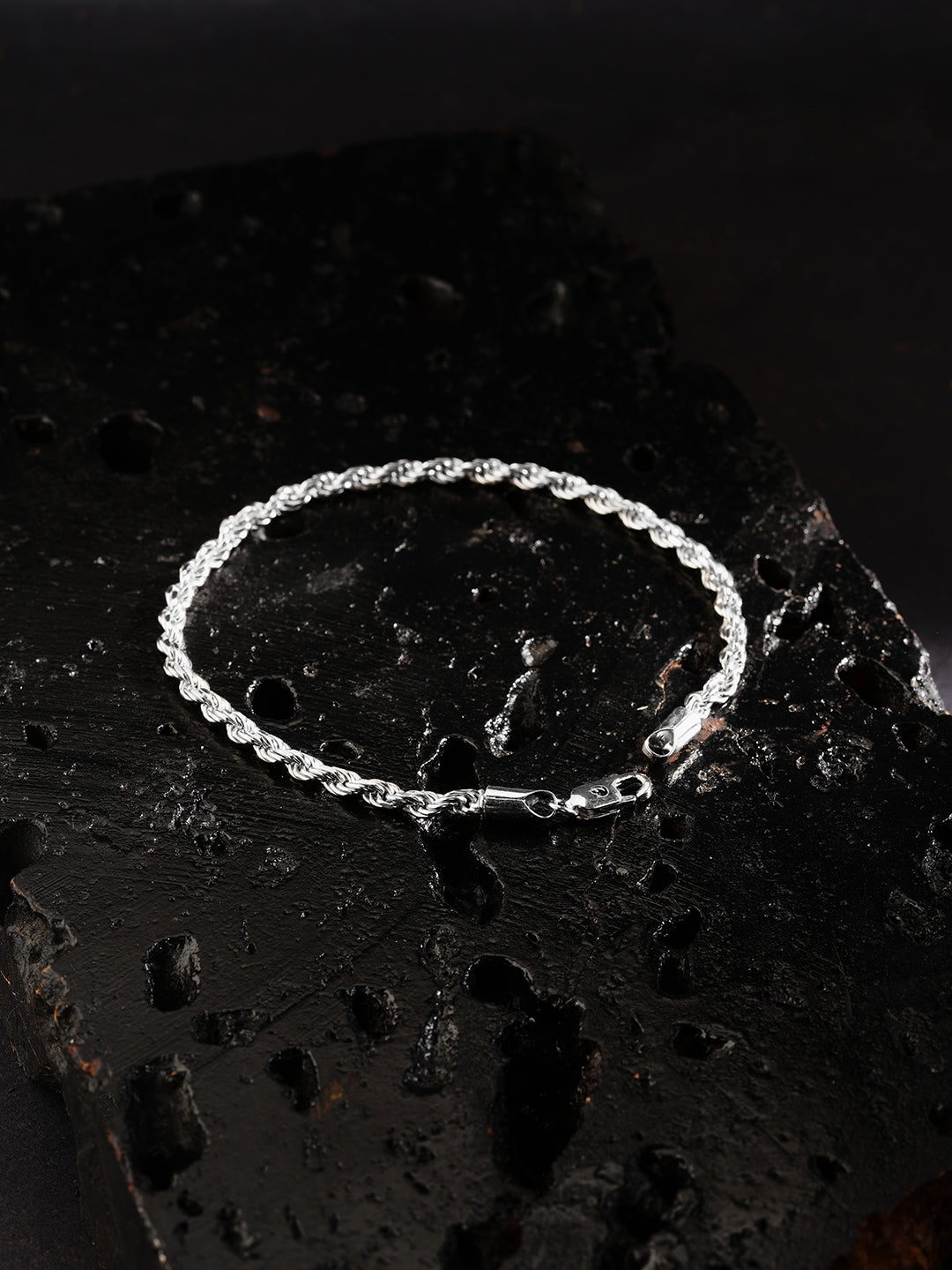 Polished Rope Chain Bracelet